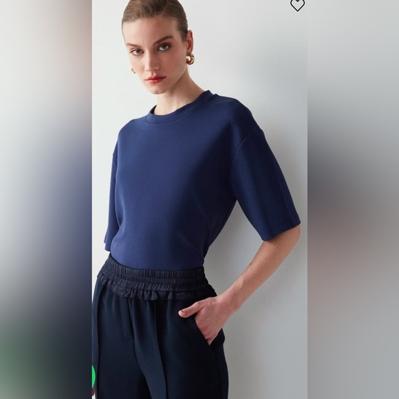 IPEKYOL  Navy  Women's Trousers,sise 8 - Picture 4 of 15